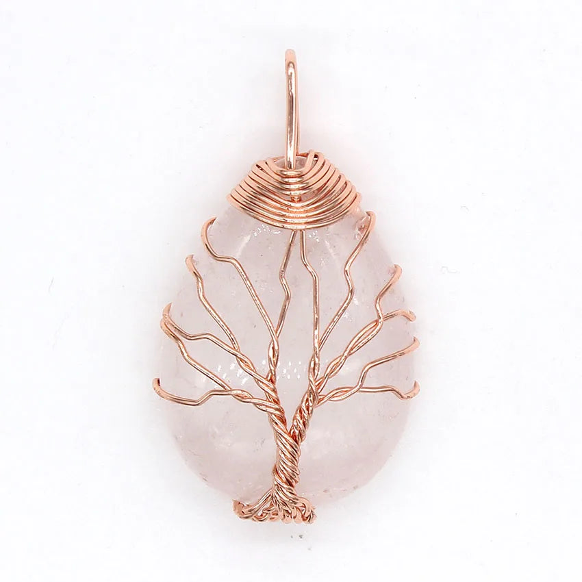 Tree of Life Crystal Pendant