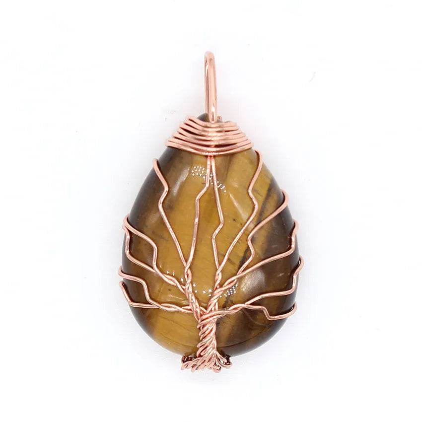 Tree of Life Crystal Pendant