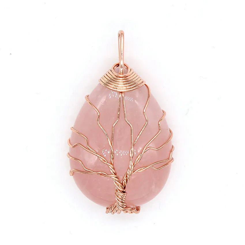 Tree of Life Crystal Pendant