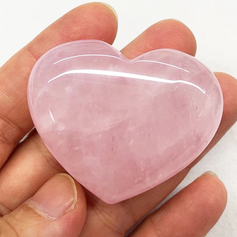 Rose Quartz Healing Heart Crystal