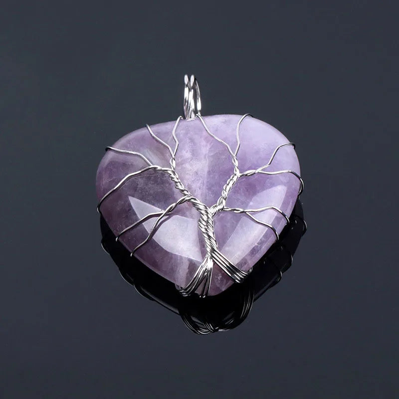 Sacred Heart Tree Pendant